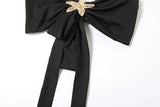 ZJKRL -  Puss Starfish Metal Women 2 Piece Set Summer Vacation Beach Jacquard Strapless Tops+Skirt Elegant Matching Clubwear Suit