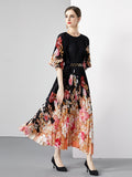 Zjkrl - Hooded Long Sleeve Maxi Dresses For Women Tight Black Long Dress Plain Bodycon Autumn Winter Dress 2023