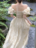 Zjkrl  -  New Women Fashion Elegant Casual Party Dress Vintage Chic A-Line Prom Birthday Dresses Female Clothes Robe Wedding Vestidos