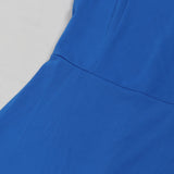 ZJKRL -  Elegant Party Dress for Women Ruffle Evening Dresses Lantern Short Sleeve Fishtail Tiered Wedding Dress Women