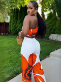 ZJKRL -  2 Piece Sets Women Outfit Casual Elegant Summer One Shoulder Tank and Long Pant Ladies Suits Sexy
