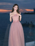 ZJKRL -  Casual Spring Summer Solid Holiday Dresses Ladies Deep V Rose Patchwork Party Dress Elegant High Waist Pleated Long Dress Z658