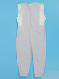 ZJKRL -  Women Sexy One Piece Jumpsuit Streetwear Summer V Neck Button Sleeveless Jumpsuit Sexy Jumpsuit Elegant Woman New in Clothes