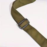 Vintage-Inspired Canvas Messenger Bag - Spacious Multi-Pocket Crossbody Bag with Zipper Closure - Perfect for Casual Travel, Daily Commute, and Outdoor Activities