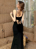 Delicate Butterfly Cut-Out Cami Dress - Sleeveless, Slim Fit, Spring & Summer Essential - Womens Sexy Clothing for Warm Weather