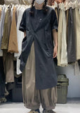 Zjkrl - Original Irregular Short Sleeve Dress