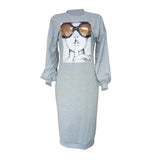 Zjkrl -  Bubble Sleeve Beaded Sequin Dress