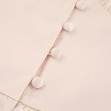 Satin Party Dress Single Breasted High Waist a Line Long Dress Deep v Neck Sexy Elegant Temperament Ol Style 2023 New Arrivals