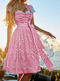 Zjkrl - Sweet Oktoberfest Dirndl Lace Dresses Cosplay Costume