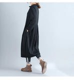 Fashion Plus Size Long Sleeve Hoodie Fall Dresses