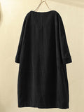 10 Colors Vintage Solid Color Split-Joint Mini Dress Corduroy Dress