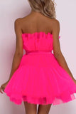 Zjkrl - Black Sexy Elegant Solid Patchwork Strapless Princess Dresses