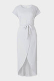 Zjkrl - Fashion Slim Slit Solid Color Dress