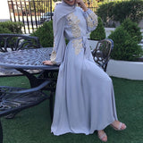 Zjkrl Ramadan Kaftan Dubai Abaya Turkey Muslim Women Hijab Dress Islam Caftan Marocain Dresses Vestidos Eid Mubarak Robe Femme Abayas