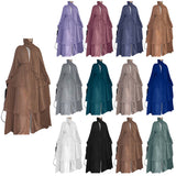 Zjkrl - Chiffon Open Abaya Dubai Turkey Kaftan Muslim Cardigan Abayas Dresses For Women Casual Robe Kimono Femme Caftan Islam Clothing