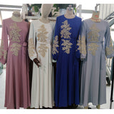 Zjkrl Ramadan Kaftan Dubai Abaya Turkey Muslim Women Hijab Dress Islam Caftan Marocain Dresses Vestidos Eid Mubarak Robe Femme Abayas