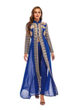 Zjkrl Abaya Dubai Muslim Sets Dress Kaftan Turkish Islamic Clothing Abayas African Dresses For Women Robe Ensemble Femme Musulmane