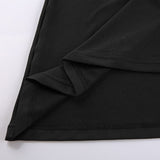 Zjkrl - Fashion Strappy Ruched Sexy Black Dress Irregular Elegant Backless Long Dress Party Summer Dresses Women Clothes