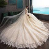 Zjkrl Wedding Dress 2023 Gryffon Classic Strapless Wedding Gown With Train Lace Up Ball Gown Luxury Lace Embroidery Robe De Mariee
