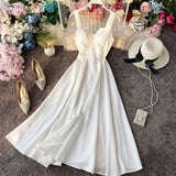 Sexy Party Dress Women Solid A-line Backless Summer Dress Sleeveless High Waist Elegant Long Dresses Beach Vestidos P551