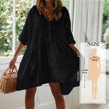 Zjkrl - 2023 Bohemian Casual Summer Beach Dress White Tunic Women Beachwear Cover-ups Plus Size Sexy Pareo Dress Sarong plage N771