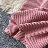 Sweater Dress Winter Turtleneck Warm Long Sleeve Knit Dress Korean Fashion Casual Solid Women Midi Bodycon Dress