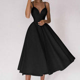 Zjkrl Elegant Guest Wedding Fomral Long Party Dresses for Women Summer White Sexy Slip Backless Ball Gown Midi vestidos Casual