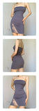 Zjkrl - 2023 Summer Sexy Tight-Fitting Suspender Dress Female Solid Color Basic Stretch Bag Hip Short Dress White Mini Dress  S774