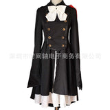Zjkrl Medieval Renaissance Sweet Lolita Dress Vintage Falbala Bowknot High Waist Victorian Dress Kawaii Girl Gothic Lolita Op Loli Cos