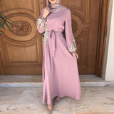 Zjkrl Ramadan Kaftan Dubai Abaya Turkey Muslim Women Hijab Dress Islam Caftan Marocain Dresses Vestidos Eid Mubarak Robe Femme Abayas