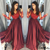 Women Evening Dress Lace Dresses Formal Long  Ball Prom Gown Evening Party Hollow Out Deep V-Neck Long Sleeve New Fashion