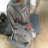 Zjkrl Abaya Kimono Kaftan Dubai Islam Muslim Hijab Dress Abayas Caftan Marocain Qatar Oman Turkey Clothing For Women Robe Femme