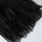 Romantic Women Lace Patchwork Sexy Sling Dress Ladies Satin Chiffon Super-Short Dress Summer Beach Vestido