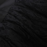 Romantic Women Lace Patchwork Sexy Sling Dress Ladies Satin Chiffon Super-Short Dress Summer Beach Vestido