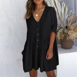 Zjkrl - 2023 Bohemian Casual Summer Beach Dress White Tunic Women Beachwear Cover-ups Plus Size Sexy Pareo Dress Sarong plage N771