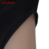 Zjkrl Fall Party Dresses For Women Sexy Black Cut Out Round Neck Long Dress Women Elegant Long Sleeve Club Party Spring Dresses Skinny Clothes