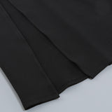 Zjkrl Sexy Spaghetti Tassel Diamond Tight Dress Maxi Club Luxury Bodycon Dress Backless High Slit Dress Celebrity Evening Party Dress