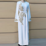 Zjkrl - Eid Mubarak Abaya Dubai Turkey Muslim Hijab Dress Kaftan Islam Clothing Abayas Dresses For Women Robe Musulman Femme Vestidos