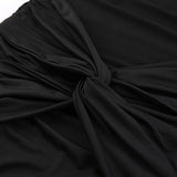 Zjkrl - Fashion Strappy Ruched Sexy Black Dress Irregular Elegant Backless Long Dress Party Summer Dresses Women Clothes