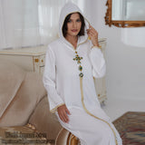 Zjkrl Ramadan Eid Abaya Dubai Turkey Muslim Hijab Long Dress Islamic Clothing African Dresses For Women Robe Musulmane Djellaba Femme