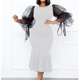 Women Dress Female African Ladies Dresses 2023 Long Sleeves