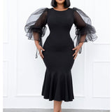 Women Dress Female African Ladies Dresses 2023 Long Sleeves