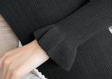 Zjkrl Korean Elegant Womens Libertin Sweater One-piece Dress for Party Fashion Sexy Night Club Evening Knit Dresses Woman Bodycon Wrap