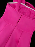 Zjkrl Women Party Dress Slim Bodycon Sexy One Strap Big Flower Event Christmas Birthday Elegant African Gowns Wedding Guest Robes New