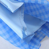 Romantic Women Blue Plaid Halter Long Dress Sexy Backless Sleeveless Ladies Holiday Summer Dresses Fairy Robe
