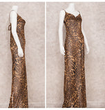 Zjkrl Sexy Spaghetti Strap Leopard Long Sundress Maxi Dress Summer Clothing For Women Club Party Dresses Evening Beach Wear A1224
