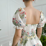Zjkrl 2023 New Cross-border Women's Dress Waist Closed Sexy Cross With Backless Embroidered Half Skirt Two-piece Set