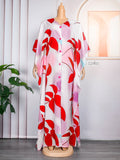 Zjkrl African Dashiki Print Long Dresses For Women Plus Size Boubou 2023 Spring New Maxi Robe Turkey Nigerian Party Outfits Abayas