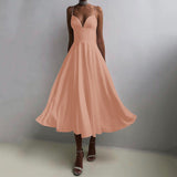Zjkrl Elegant Guest Wedding Fomral Long Party Dresses for Women Summer White Sexy Slip Backless Ball Gown Midi vestidos Casual