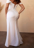 New Summer Dresses Women'S Suspenders Short-sleeved Solid Color Dress One-word Neck Halter Fishbone Slit Red Sexy Dress